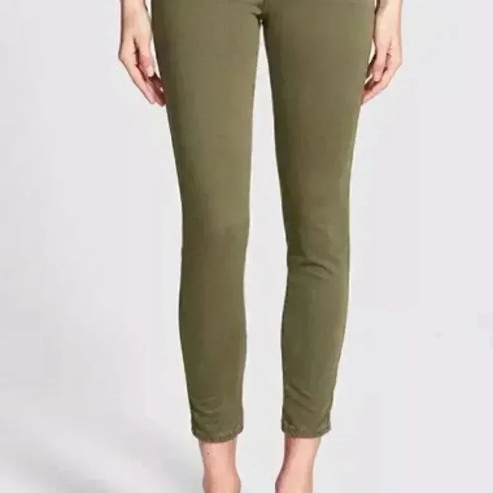 Women's Genetic Los Angeles Green Ankle Pants 25